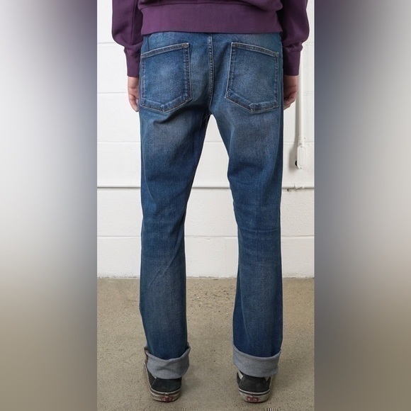3/$30 _ FRANK AND OAK | The Dylan Slim Denim Pant medium blue wash 36W x 34L‌‌‌‌ - Picture 3 of 12
